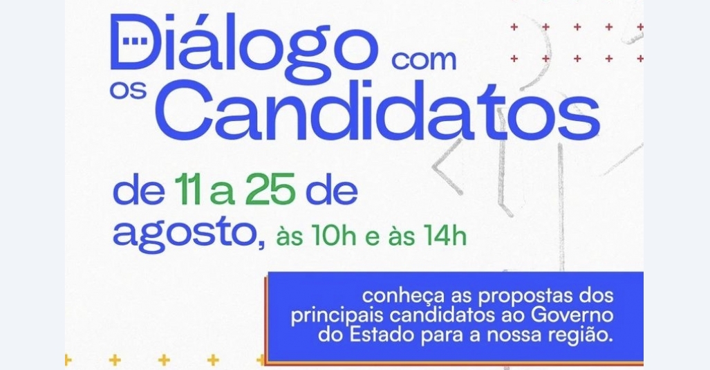 Instituições representativas de classe de Caruaru promovem debate com principais candidatos ao Governo de Pernambuco
